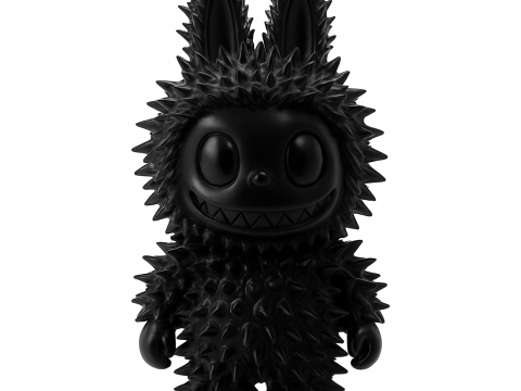 3D Printing Black Labubu Punk Grunge Thorn The Monsters toy 3D Model