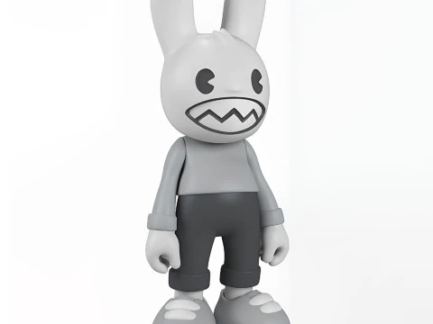 Mainan Guggimon Superplastik Lil Helpers Cetak 3D Model 3D