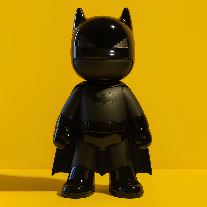 3D Printing Batman Gotham Dark Knight Minimalist CApe and no CApe toy Model 3D .c4d .max .obj .3ds .fbx .stl .blend 