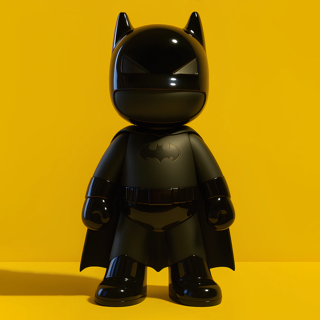 3D Printing Batman Gotham Dark Knight Minimalist CApe and no CApe toy 3D Model .c4d .max .obj .3ds .fbx .stl .blend 