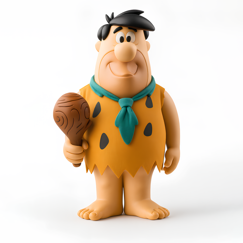3D Printing FredFlintstone toy 3D मॉडल .c4d .max .obj .3ds .fbx .stl .blend 