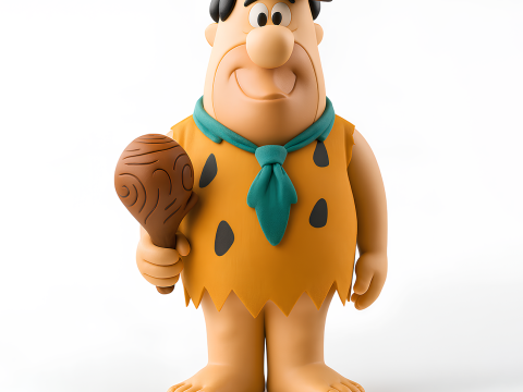 3D Printing FredFlintstone toy Modelo 3D