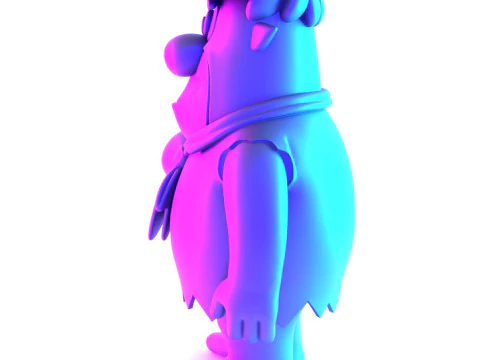 3D Printing FredFlintstone toy 3D Model