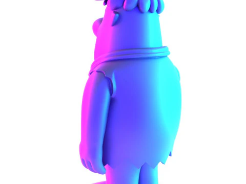 3D Printing FredFlintstone toy 3D Model