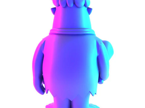 3D Printing FredFlintstone toy 3D Model
