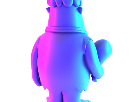 3D Printing FredFlintstone toy 3D Model