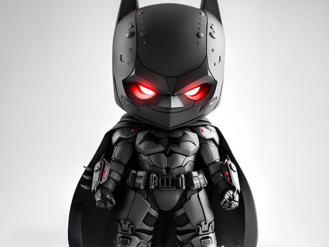 3D Printing Cyberpunk Batman Mecha toy 3Dモデル