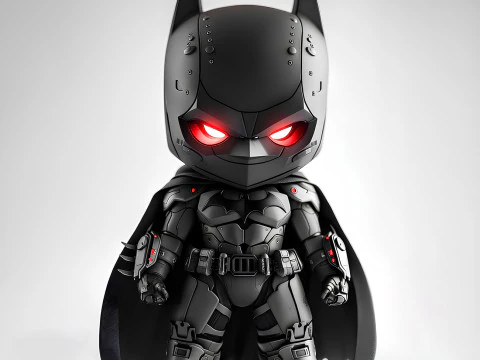 Brinquedo Cyberpunk Batman Mecha de impress&atilde;o 3D Modelo 3D