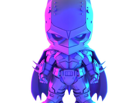 3D Printing Cyberpunk Batman Mecha toy Modelo 3D