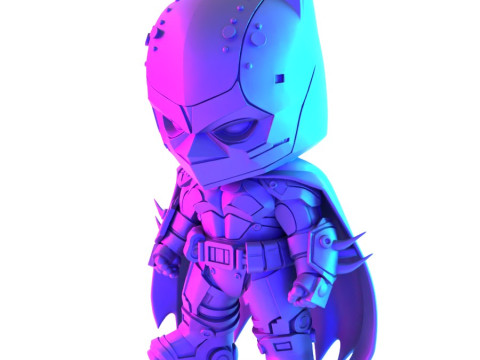 3D Printing Cyberpunk Batman Mecha toy Modelo 3D