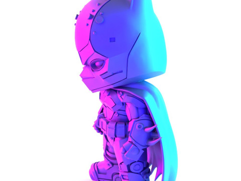 3D Printing Cyberpunk Batman Mecha toy Modelo 3D