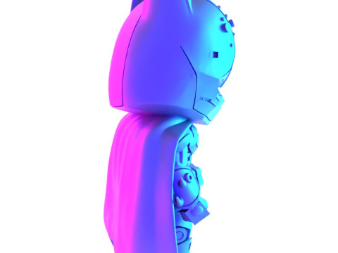 3D Printing Cyberpunk Batman Mecha toy Modelo 3D