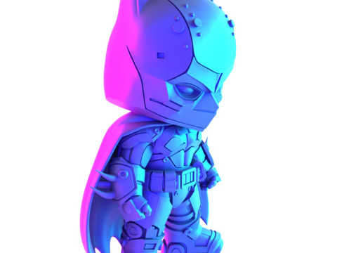 3D Printing Cyberpunk Batman Mecha toy Modelo 3D