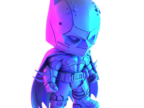 3D Printing Cyberpunk Batman Mecha toy Modelo 3D