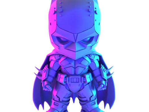 3D Printing Cyberpunk Batman Mecha toy Modelo 3D