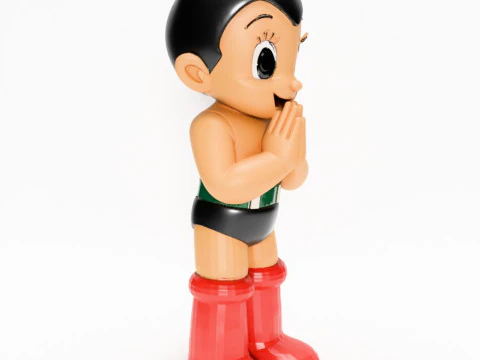 3D 프린팅 아스트로 보이 다양한 생활 시리즈 장난감 3D 모델