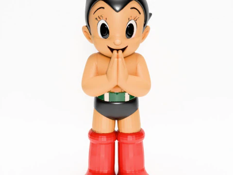 3D 프린팅 아스트로 보이 다양한 생활 시리즈 장난감 3D 모델