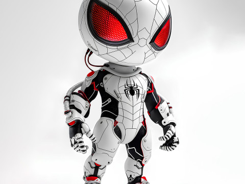 3D Printing Cyberpunk Spiderman Mecha toy Modelo 3D