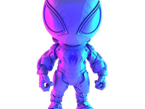 3D Printing Cyberpunk Spiderman Mecha toy Modelo 3D