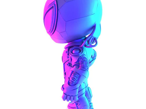 3D Printing Cyberpunk Spiderman Mecha toy 3D Model