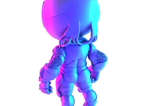 3D Printing Cyberpunk Spiderman Mecha toy 3D Model