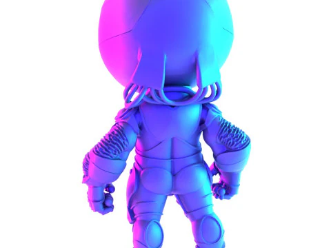 3D Printing Cyberpunk Spiderman Mecha toy 3D Model