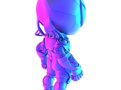 3D Printing Cyberpunk Spiderman Mecha toy 3D Model