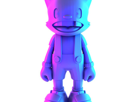 3D Printing Janky Superplastic Lil Helpers toy 3D Model