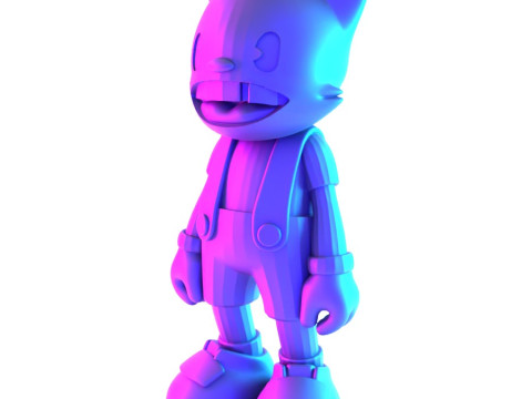 3D Printing Janky Superplastic Lil Helpers toy 3D Model