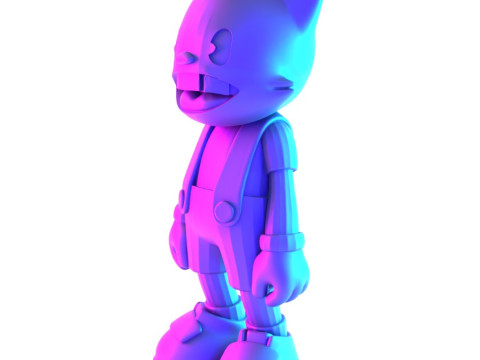 3D Printing Janky Superplastic Lil Helpers toy 3D Model