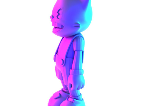 3D Printing Janky Superplastic Lil Helpers toy 3D Model