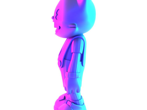3D Printing Janky Superplastic Lil Helpers toy 3D Model