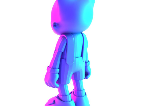 3D Printing Janky Superplastic Lil Helpers toy 3D Model