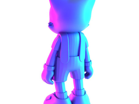 3D Printing Janky Superplastic Lil Helpers toy 3D Model