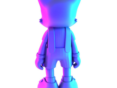 3D Printing Janky Superplastic Lil Helpers toy 3D Model