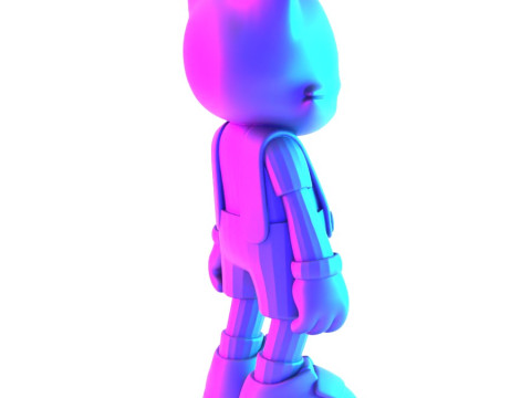 3D Printing Janky Superplastic Lil Helpers toy 3D Model