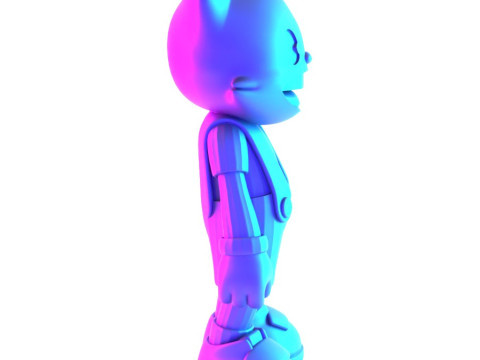 3D Printing Janky Superplastic Lil Helpers toy 3D Model
