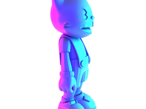 3D Printing Janky Superplastic Lil Helpers toy 3D Model