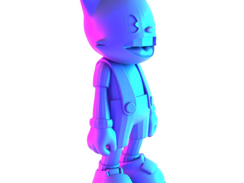 3D Printing Janky Superplastic Lil Helpers toy 3D Model