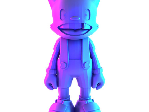 3D Printing Janky Superplastic Lil Helpers toy 3D Model
