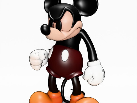 3D Printing Mad Mickey Mouse Dark toy Model 3D