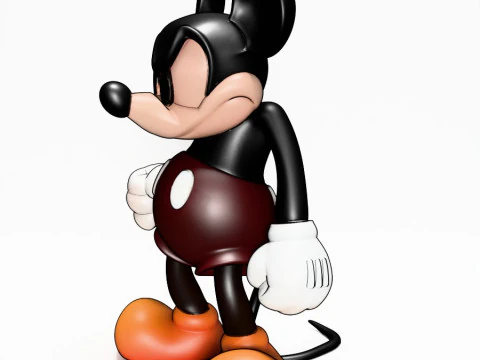 3D Printing Mad Mickey Mouse Dark toy 3D Model