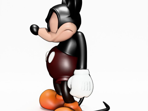 3D Printing Mad Mickey Mouse Dark toy Model 3D