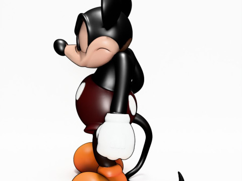 3D Printing Mad Mickey Mouse Dark toy Model 3D