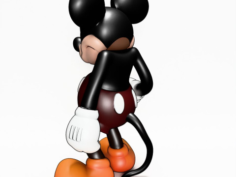 3D Printing Mad Mickey Mouse Dark toy Model 3D
