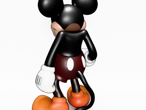 3D Printing Mad Mickey Mouse Dark toy Model 3D