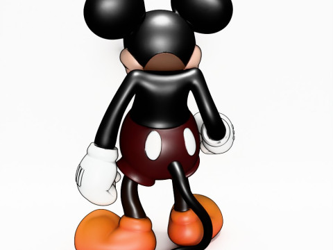 3D Printing Mad Mickey Mouse Dark toy Model 3D