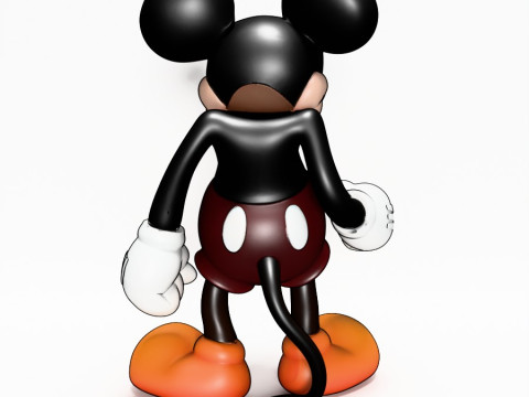 3D Printing Mad Mickey Mouse Dark toy Model 3D
