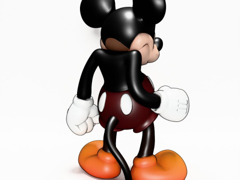 3D Printing Mad Mickey Mouse Dark toy Model 3D