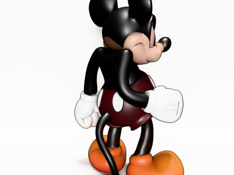 3D Printing Mad Mickey Mouse Dark toy Model 3D